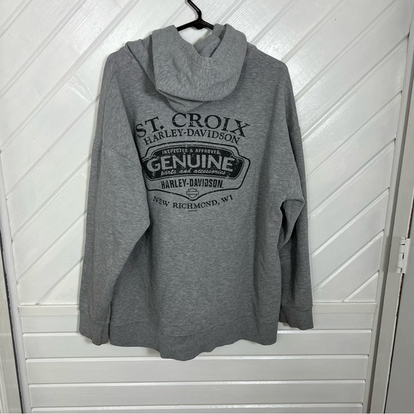 Harley Davidson Hoodie St. Croix New Richmond Large - Picture 2 of 7